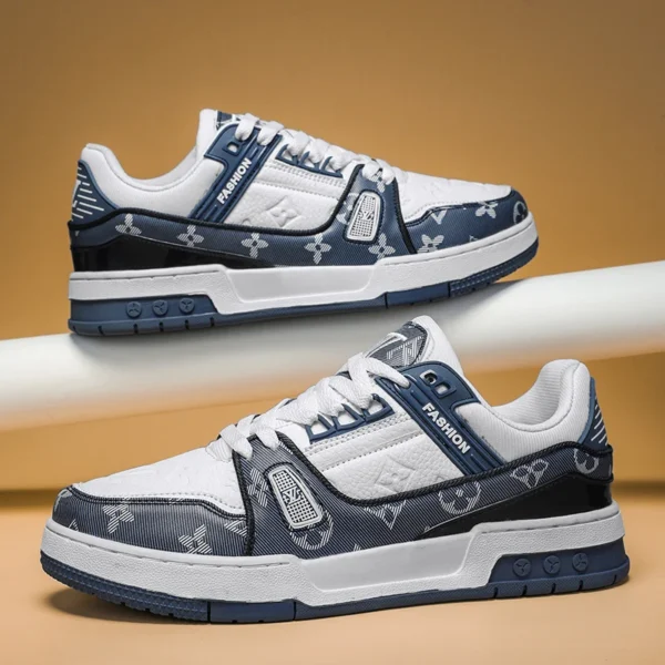 Zapatos de suela blanda transpirables para primavera, zapatos de trabajo informales, resistentes al desgaste, a la moda, fáciles de combinar, zapatos de tabla elevados, zapatos de calle para hombre - Imagen 3