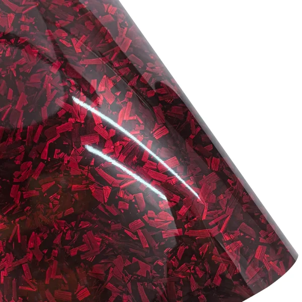 Pegatina para coche pegatina en el capó vinilo adhesivo para pegatinas de coche 50cm * 300cm de alto brillo negro oro plata rojo forjado fibra de carbono - Imagen 3