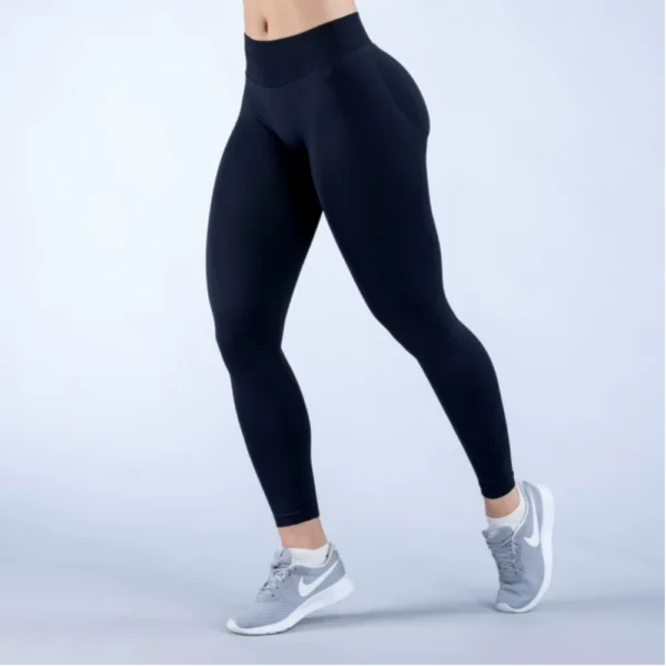 Mallas de impacto para Yoga para mujer, pantalones sin costuras rizados, mallas de alta calidad, pantalones de Fitness de costilla baja, medias de Fitness de alto estiramiento - Imagen 18