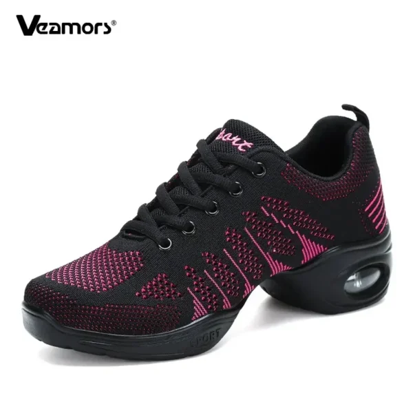 Zapatos de baile de Jazz para mujer, zapatillas de baile, zapatos de baile ligeros y transpirables - Imagen 7