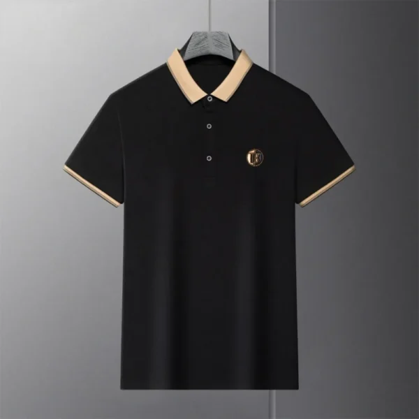 Camiseta para hombre, pantalón corto informal de negocios, jersey de manga, ropa para hombre - Imagen 6