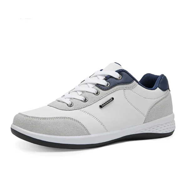 Zapatos de hombre primavera otoño zapatillas impermeables para caminar ocio zapatos deportivos de cuero para hombre calzado antideslizante tenis para hombres - Imagen 7