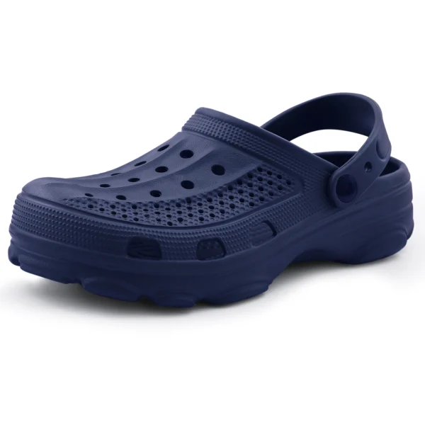 Zapatillas de playa con agujeros clásicos Evshine con soporte para el arco, sandalias antideslizantes cómodas Unisex, calzado para jardín, sandalias tipo zuecos de verano para hombre - Imagen 8