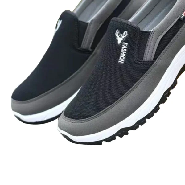 Zapatos náuticos Penny para hombre, zapatillas deportivas transpirables, ortopédicas, planas, sin cordones, para actividades al aire libre, senderismo y caminar - Imagen 5