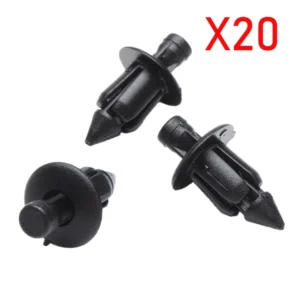 20 piezas motocicleta 6mm 7mm remache carenado cuerpo embellecedor Panel sujetador Clips de tornillo Universal para Suzuki Kawasaki Yamah