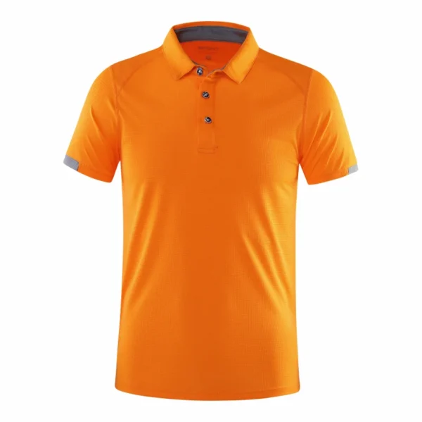 Camisa POLO de manga corta traje de ciclismo traje de fitness para hombres Deportes casuales solapa de secado rápido - Imagen 10