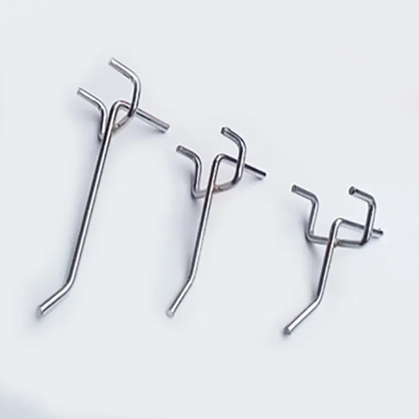Accesorios para estanterías para el hogar, montaje en pared, herramienta colgante fácil de instalar, ganchos para tablero perforado para taller de garaje, 20 piezas - Imagen 6