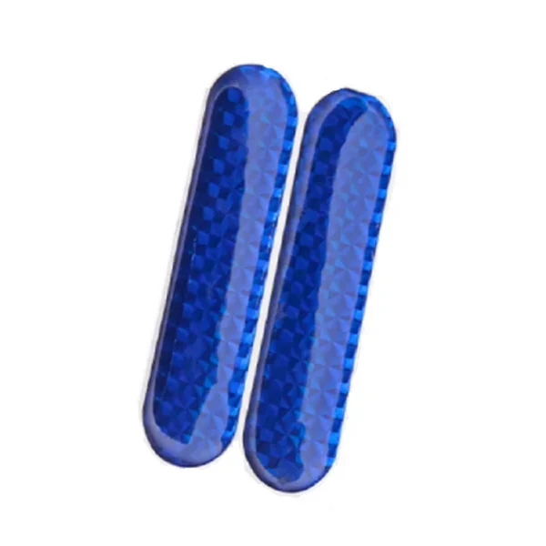 Pegatina reflectante para motocicleta y coche, tiras de cinta reflectante de advertencia, lámpara nocturna roja, verde, amarilla y azul, pegatinas de marca de alarma 2 uds - Imagen 8