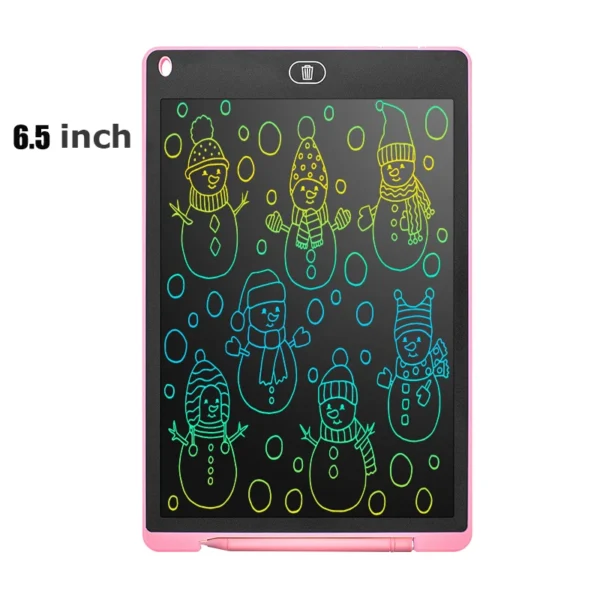 Tableta de escritura LCD de 6,5 pulgadas, tablero de dibujo Montessori, juguetes educativos de dibujo para niños, estudiantes, pizarra mágica, juguete para regalo - Imagen 8