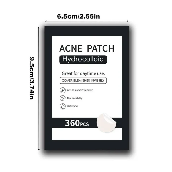 Parche para espinillas acné eliminación Invisible de acné pegatinas para el cuidado de la piel corrector mancha facial herramientas de maquillaje de belleza 360 uds/600 Uds - Imagen 3