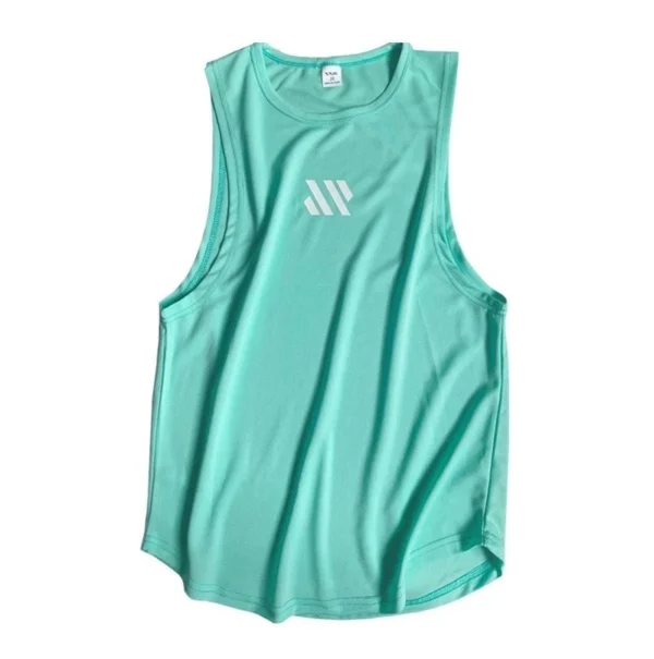 Camiseta sin mangas para gimnasio y fitness para hombre, camiseta sin mangas para Fitness, chaleco deportivo transpirable de malla para hombre, camiseta interior para gimnasio, chaleco para correr para hombre - Imagen 6