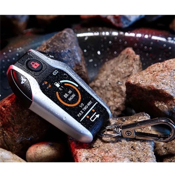 Sistema de alarma de seguridad antirrobo para motocicleta bidireccional, alarma de vibración antirrobo para patinete, arranque remoto del motor, bloqueo automático de 5 metros - Imagen 6