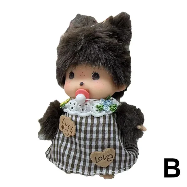 LLavero de muñeco Mchiqi con mono Kawaii de 15cm, bolso colgante, juguete de peluche, regalo de cumpleaños para niños, Material de algodón PP, Año Nuevo/Cristo - Imagen 11