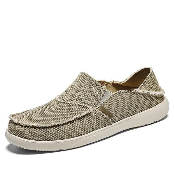 Zapatos casuales cómodos zapatos de lona ligeros para hombres Slip-On marca Nueva llegada Primavera Verano  moda mocasines planos zapatos - Imagen 8