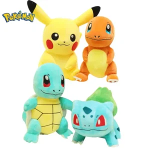 Charmander Squirtle Bulbasaur juguete de peluche figura de Anime modelo niños regalo de cumpleaños Anime regalo de peluche para niños