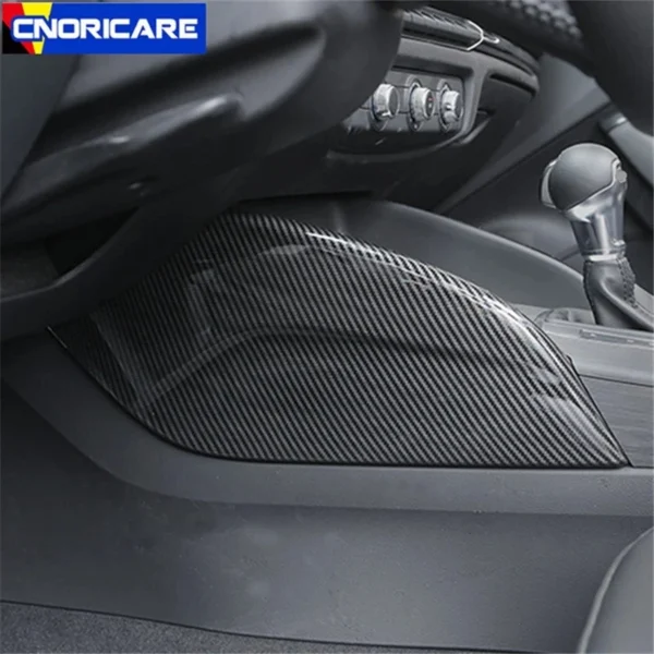 Consola central tablero pegatinas tiras fibra de carbono decoración de puerta de coche cubierta embellecedora accesorios de Interior de coche Para Audi A3 8V S3 - Imagen 3
