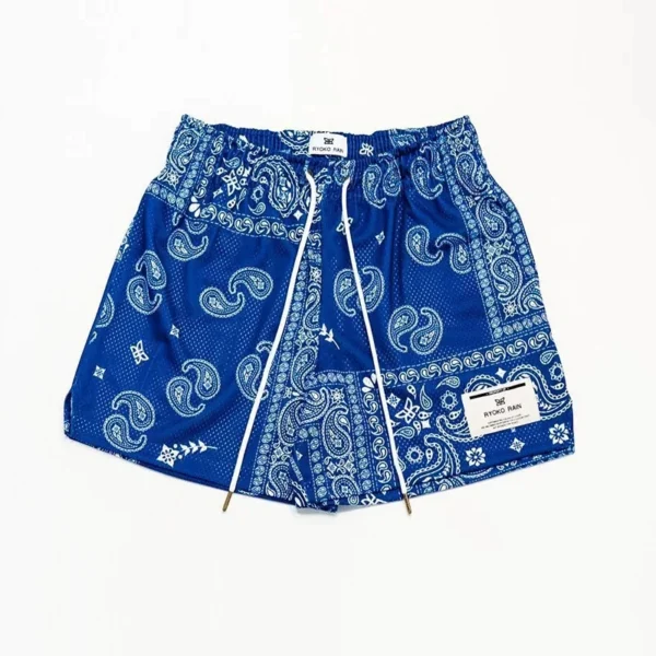 Pantalones cortos informales de verano de malla Universal para hombres y mujeres, pantalones cortos deportivos de secado rápido, pantalones cortos transpirables con cordón estampado 3d para playa - Imagen 8