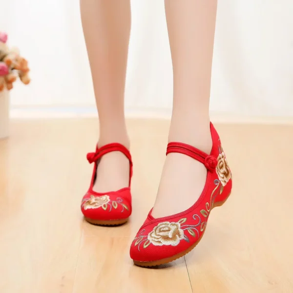 Zapatos informales para mujer, moda Vintage, elegante, estilo étnico, ropa de calle bordada, zapatos de mujer de estilo chino, novedad de verano - Imagen 25