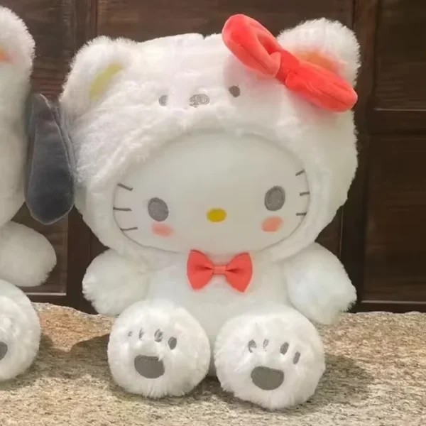 Muñeco de peluche Hello Kitty lindos juguetes de peluche Cos oso Kuromi Cinnamonroll Pochacco juguetes niños cumpleaños regalo de Navidad - Imagen 7
