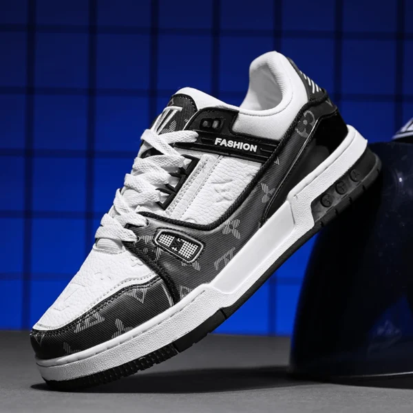 Zapatos de suela blanda transpirables para primavera, zapatos de trabajo informales, resistentes al desgaste, a la moda, fáciles de combinar, zapatos de tabla elevados, zapatos de calle para hombre - Imagen 6