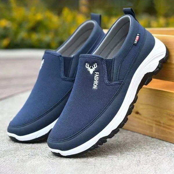Zapatos náuticos Penny para hombre, zapatillas deportivas transpirables, ortopédicas, planas, sin cordones, para actividades al aire libre, senderismo y caminar