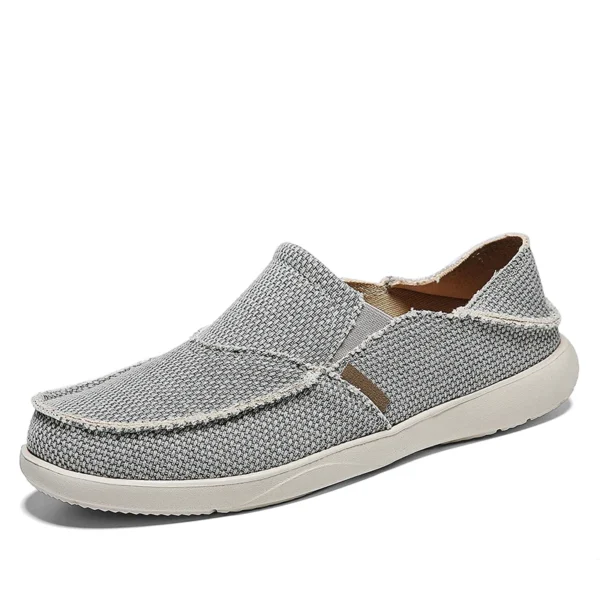 Zapatos casuales cómodos zapatos de lona ligeros para hombres Slip-On marca Nueva llegada Primavera Verano  moda mocasines planos zapatos - Imagen 7