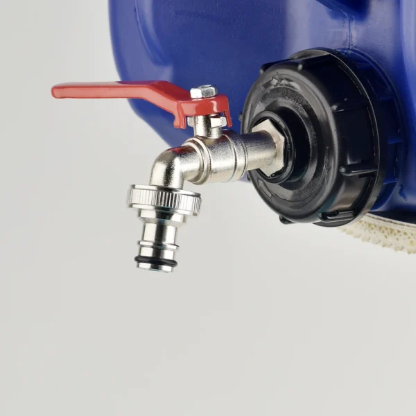 Adaptador de grifo de tanque IBC S60 * 6, rosca gruesa a latón/aleación, válvula de repuesto de conexión rápida de 16mm, accesorio de válvula para jardín y hogar - Imagen 4