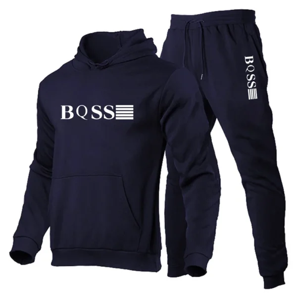 Trajes deportivos para hombre, chándal de moda, sudaderas con capucha y pantalones para mujer, conjuntos de dos piezas, sudaderas informales para correr, pantalones de chándal, ropa para hombre - Imagen 3