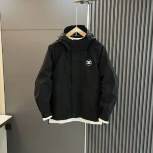 Ropa de golf de marca de lujo para hombre, jersey informal de primavera y otoño, chaqueta con capucha de color sólido a prueba de viento, gabardina deportiva para hombre