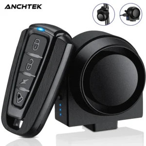 Alarma para motocicleta y bicicleta, sistema de alarma inalámbrico antirrobo con carga USB, Detector de vibración de 115dB, para Moto y coche