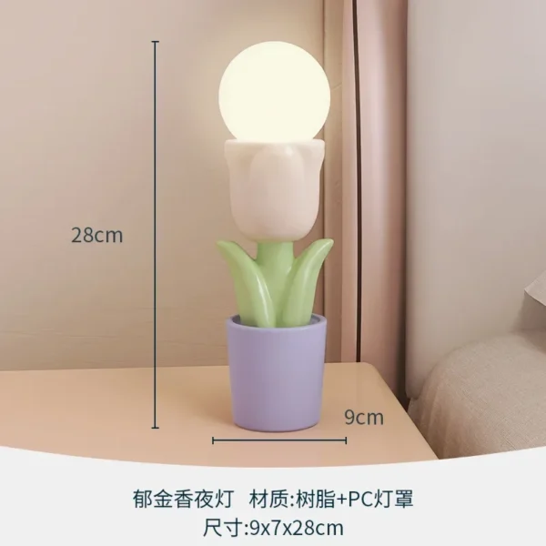 Mesa de centro pequeña con forma de tulipán, mueble de estilo nórdico para dormitorio, mesita de noche, escritorio para sala de estar, 30cm - Imagen 5