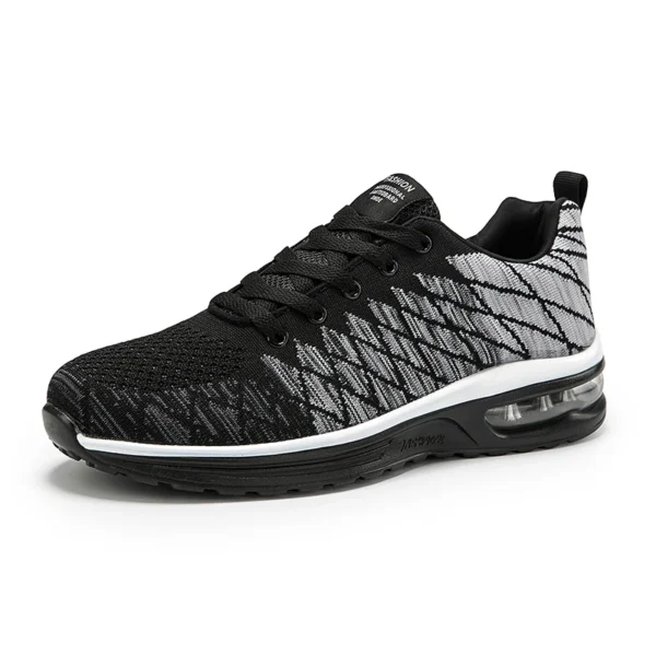 Zapatos de hombre, zapatillas clásicas transpirables de verano a la moda para correr para hombre, zapatos de malla cómodos y ligeros para exteriores, zapatos para caminar - Imagen 8