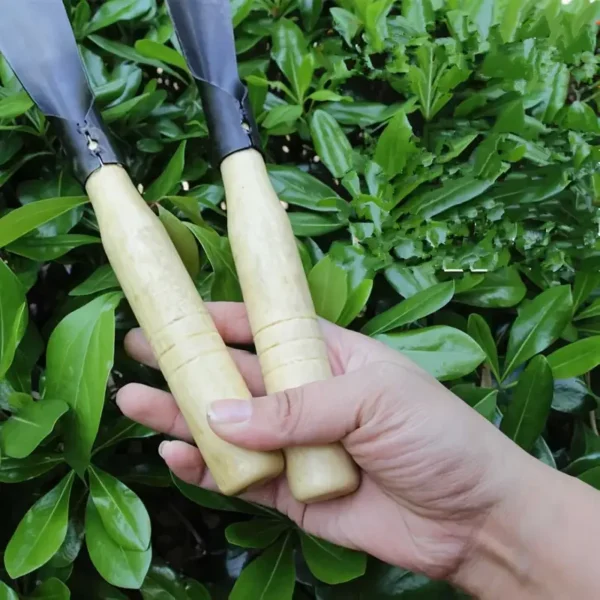 Herramienta de jardín multifuncional, pala para excavar verduras silvestres, plantas marinas, flores, pala, engrosamiento del suelo, azada de hierro, pala de deshierbe - Imagen 6