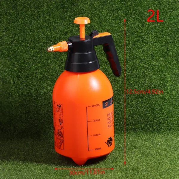 Pulverizador de presión de 3/2L, rociador de bomba de jardín de mano, matamoscas, cuidado de césped y jardín para plantas y otras limpieza - Imagen 8