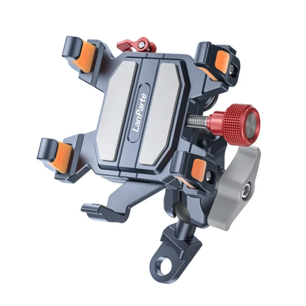 Soporte de teléfono de aleación para motocicleta, soporte Universal para teléfono móvil con absorción de impacto, soporte de navegación, accesorios para motocicleta - Imagen 10