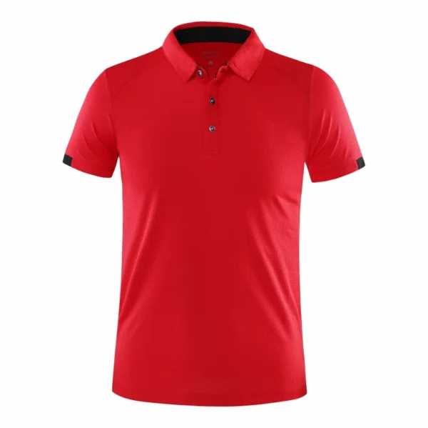 Camisa POLO de manga corta traje de ciclismo traje de fitness para hombres Deportes casuales solapa de secado rápido - Imagen 7