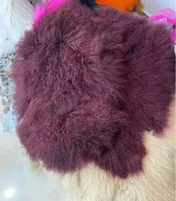Chaleco Sexy de piel mongol auténtica de medianoche para mujer, chalecos cortos con espalda descubierta y cuello Halter, Tops lisos marrones Y2k High Street - Imagen 8