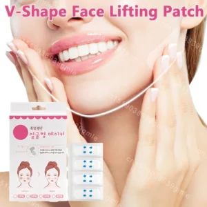 Parche de estiramiento Facial antiarrugas, pegatina para la frente, la mejilla y la barbilla, parches de estiramiento de la piel Facial antienvejecimiento, tiras eliminadoras de arrugas