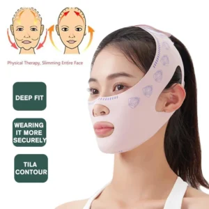 Vendaje adelgazante para mejillas y mentón, máscara moldeadora en V, estiramiento facial, banda antiarrugas, mascarilla para dormir, belleza y salud
