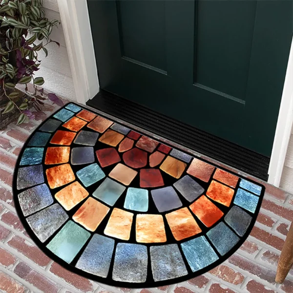 Alfombra de puerta 40*60cm/50*80cm, alfombra decorativa para el hogar, alfombra para puerta, entrada de baño, exterior, antideslizante, fácil de limpiar - Imagen 5