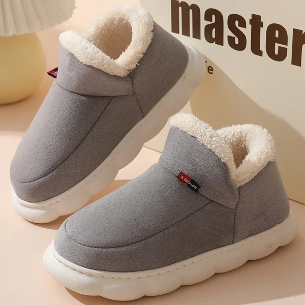 Botas cálidas súper suaves para mujer, forro de piel de felpa para exteriores, zapatos para el hogar, botas de nieve clásicas y cómodas para mujer - Imagen 20