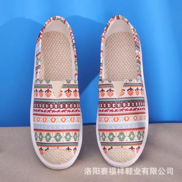 Zapatos de verano para mujer, zapatos planos transpirables de malla, Zapatillas ligeras cómodas para mujer, calcetines, mocasines sin cordones para mujer, Zapatillas para mujer - Imagen 28