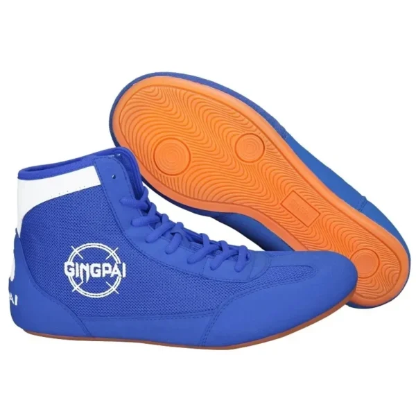 Zapatos de boxeo para hombres, mujeres y niños, suela de goma, zapatos de lucha transpirables, zapatos de disfraz de lucha libre para mujeres - Imagen 7