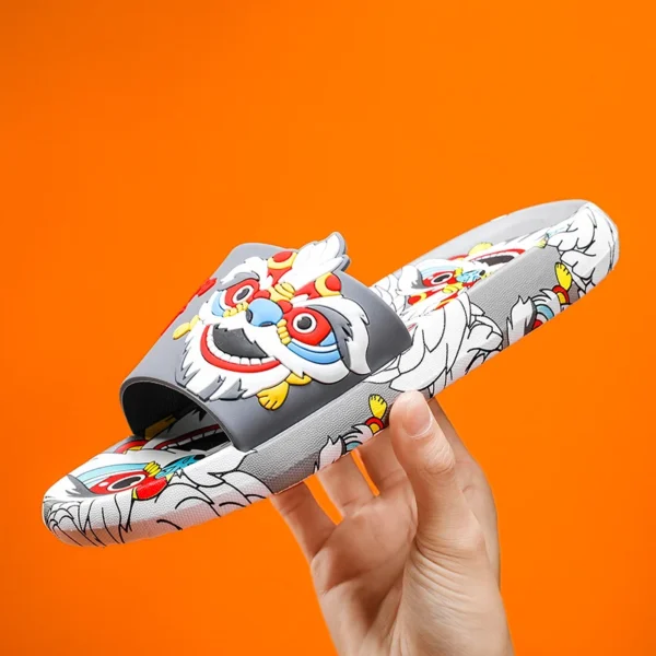Zapatillas de casa para hombre, zapatillas de casa, chanclas de verano para hombre, zapatos de diseñador para hombre, sandalias para hombre adulto 2024 - Imagen 6