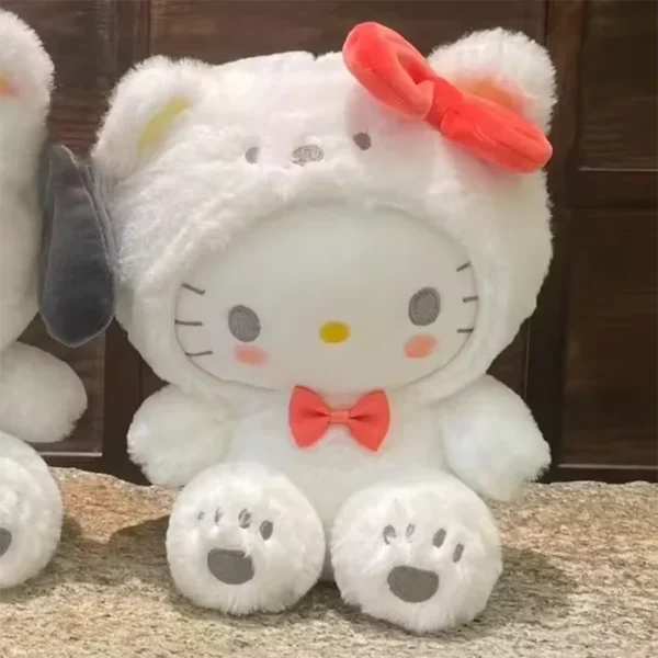 Muñeco de peluche Hello Kitty lindos juguetes de peluche Cos oso Kuromi Cinnamonroll Pochacco juguetes niños cumpleaños regalo de Navidad - Imagen 6