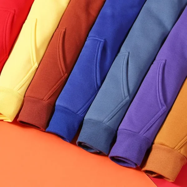 Sudadera estampada hombres calle de gran tamaño otoño con capucha Hipster sudaderas con capucha suaves Hip Hop ropa deportiva cálida La paz nunca fue una opción - Imagen 6