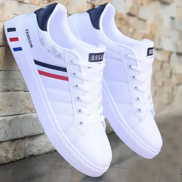 Zapatos planos Para Hombre, zapatillas de deporte de lujo Para Hombre, calzado Para deportes al aire libre Para Hombre, zapato vulcanizado de moda, Tenis Para Hombre, primavera y otoño 2024 - Imagen 7