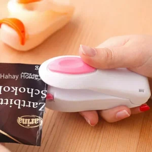 Accesorios de cocina, herramientas, Mini máquina portátil de sellado térmico con Clip para alimentos, sellador de bolsas de aperitivos para el hogar, utensilios de cocina, artículo