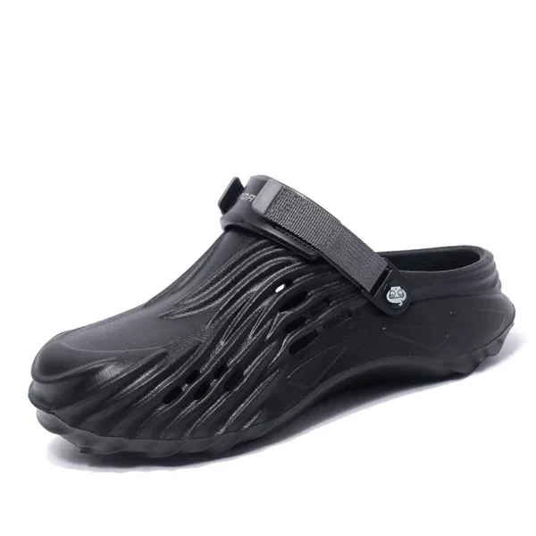 Sandalias tipo zuecos de lujo para hombre, zapatillas tipo zuecos para hombre, zapatos de jardín para hombre y mujer, zapatos deslizantes de ocio para hombre - Imagen 2