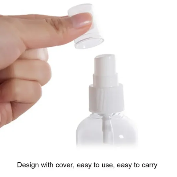 Botella pulverizadora de plástico transparente portátil aspersor de plantas suministros de jardín rociador de riego 3 uds 30ml/50ml/100ml - Imagen 5